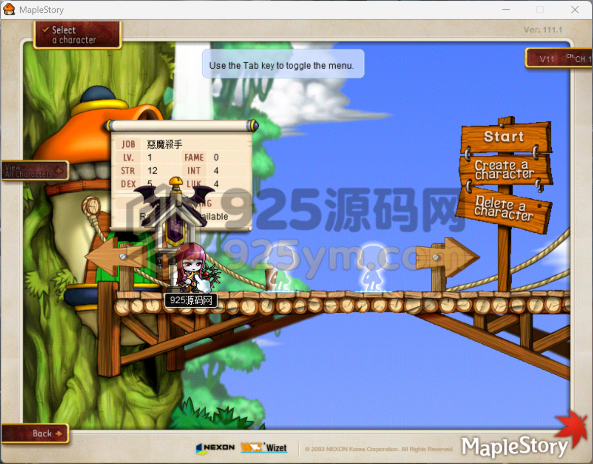图片[3]-怀旧冒险端游【冒险岛GMS111仿官+微变版】Win服务端+PC客户端+GM管理控制台+详细搭建教程-925源码网-游戏源码网
