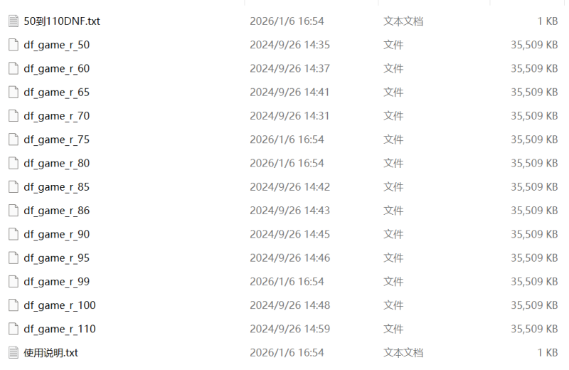 DNF50-110等级补丁修复外传职业技能拖动-防提权-防炸频道-修复卡商店-免史诗确认-源小星资源网-游戏源码网